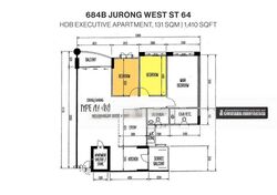 Blk 684B Jurong West Street 64 (Jurong West), HDB Executive #486841401